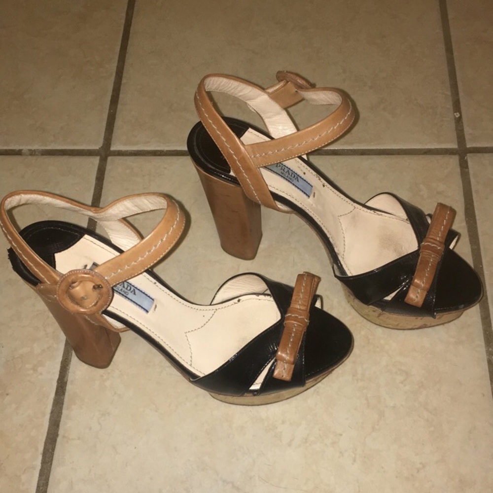 Prada Platform Sandals - image 3
